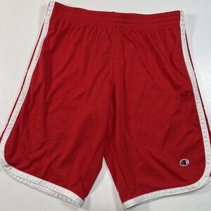 Champion‎ Swimsuit Mens Small Shorts Lined Swim Trunks Red Drawstring
